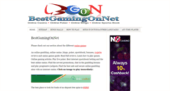 Desktop Screenshot of bestgamingonnet.com